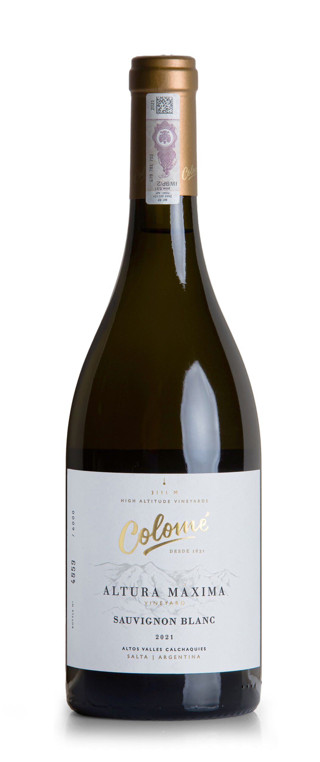 Altura Maxima Sauvignon Blanc, Salta, Colome Estate